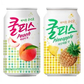 동원 쿨피스 350ml 복숭아24캔 파인애플호환호환24캔 총48캔, 48개