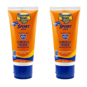 미국 바나나보트 스포츠 퍼포먼스 선스크린 로션 SPF 100 banana boat, 90ml, 2개