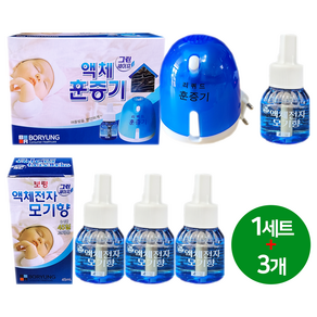 보령 그린세이프 리퀴드 액체훈증기 세트 [45일세트1개+교체용3개], 1개, 45ml