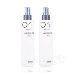 아모스 소프트닝 컨디셔너, 250ml, 2개