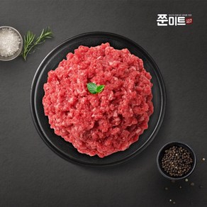 쭌미트 한우 우둔살 다짐육 1kg(100g 200g 250g 500g 1kg개별진공포장), 100g, 1개