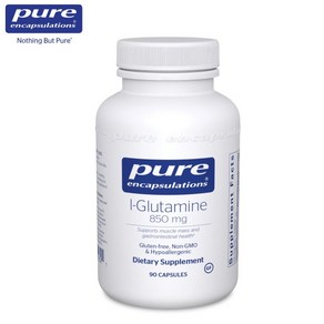 Pue Encapsulations l-Glutamine 850 mg, 90캡슐, 90정, 1개