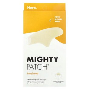 Heo Cosmetics Mighty 패치 이마 5가지 하이드로콜로이드 패치, 1개