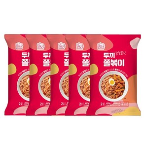 [당일출고] 두끼 쫄볶이 490g 5팩, 5개