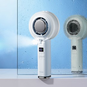 프롬비 미스트 아이스제트 냉각선풍기 FF249 100단 휴대용 제트팬 아웃도어 캠핑 4500mAh 대용량, 에어리블루