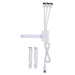 [LIAN-LI] 리안리 PW-U2TPA USB 2.0 to 3 HUB [화이트], 1개