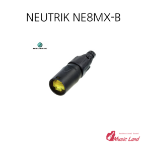 뉴트릭 NE8MX 케이블 커넥터 8핀 이더콘 RJ45, NE8MX-B, 1개