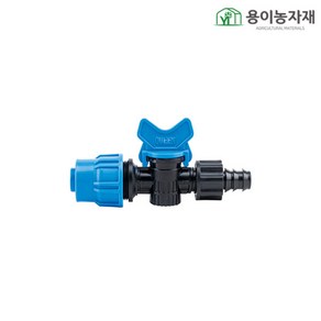 용이농자재 물호스+라인밸브 L자형 T자형, 라인밸브, 1개