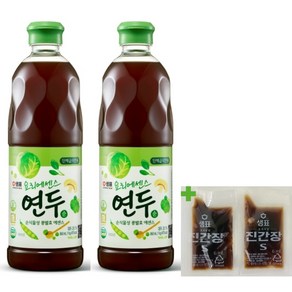 샘표 최신제조 대용량 업소용 연두순 860ml 501 6ml간장증정, 2개