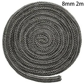 12mm 섬유 씰링 벽난로 6mm 로프 교체 8mm 유리 가스켓 2m 스토브 가정용 문짝 고온 코드 10mm 코드 목재 버너, 01 8mm, 1개