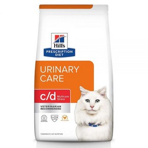 힐스 캣 고양이 처방사료 cd c/d 유리너리 스트레스 1.5kg, 1개