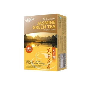 Pince of Peace Jasmine Geen Tea 100 Tea 프린스 오브 피스 프리미엄 재스민 그린티 100개 티백 – 프리미엄 그린티 백 – 프린, 1개