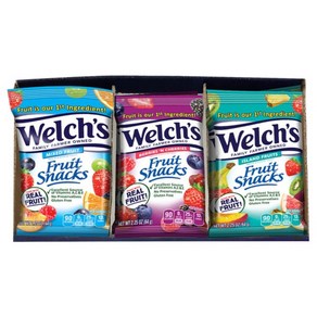 Welchs Fruit Snacks 버라이어티 팩 2.25온스 20개