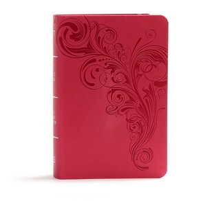 (영문도서) KJV Large Print Compact Reference Bible Pink Leathertouch Imitation Leather