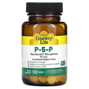 컨츄리라이프 P-5-P(피리독살 5' 포스페이트) 50mg 100정, 1개