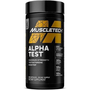 Muscletech Alpha test 알파 테스트 120캡슐