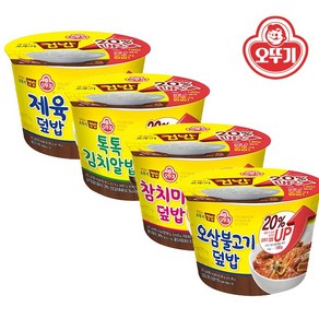 오뚜기 맛있는 컵밥 톡톡 김치알밥 222g x 3p + 참치마요덮밥 247g x 3p + 오삼불고기덮밥 310g x 3p + 제육덮밥 310g x 3p 세트