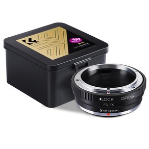 KnF FD-FX 렌즈 어댑터 캐논 FD 렌즈 - 후지 X 바디 Canon FD Lens to Fuji X adapter