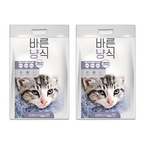 펠리코 바른냥식 5kg 전연령 헤어볼 길고양이 사료, 2개, 닭