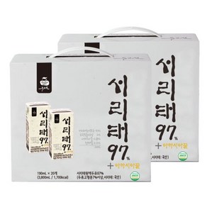 두보원 서리태97 두유 40팩, 40개, 190ml