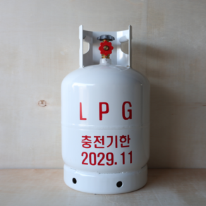 10kg LPG가스통 휴대용 가스용기+안전마개 세트, 1개