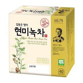 김동곤명인이만든유기농현미녹차작설, 1.2g, 40개입, 3개