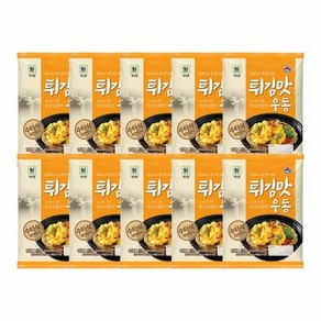 [사조대림] 대림선 해물맛우동 212g X10개 /튀김맛, 10개