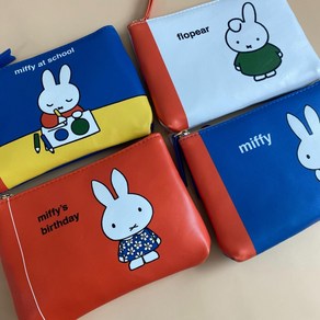 일본 미피 miffy 캐릭터 여성용품 보관 화장품 소품 소형 파우치