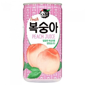 기타 [대일에프앤비]참맑은복숭아175mlx30캔, 30개, 175ml