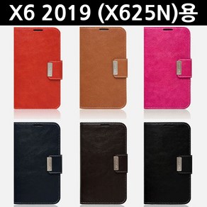 X6 2019 (LM-X625N)용 쉿크렛 포켓 다이어리 케이스