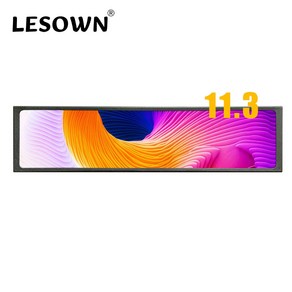 노트북듀얼모니터 보조모니터 미니모니터 세로모니터 LESOWN PC 서브 휴대용 울트라 와이드 스트레치 바 스크린 113 인치 다이아플레이 440x1920 LCD Aida64 디스