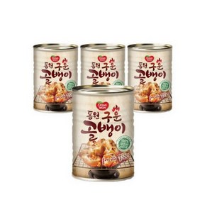 불에 직접 구워 더 쫄깃한 동원 구운 골뱅이 통조림 300g 4개