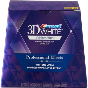 크레스트 럭스 Cest 3D Luxe Whitestips Pofessional Effects 치아미백스트립, 40개