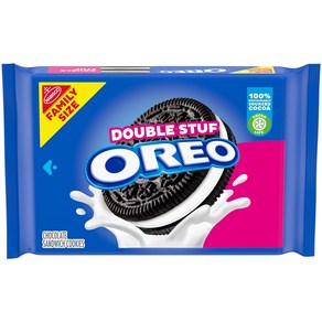 [미국직배송]나비스코 오레오 더블 스터프 초콜릿 쿠키 Oreo Double Stuf Chocolate Sandwich Cookies