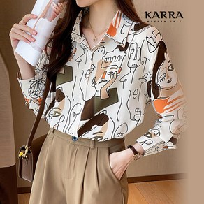 KARRA 페이스페인팅블라우스_A3F0274