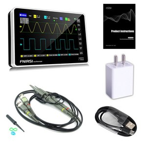 FNIRSI 1013D 디지털 오실로스코프 2 채널 100MHz 1GS, 1개