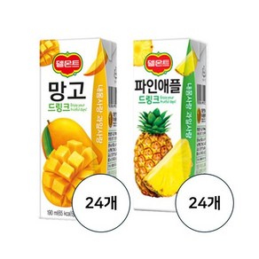 델몬트 190ml 파인애플 망고, 48개