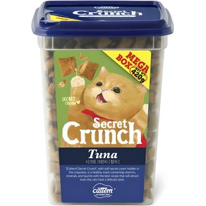 캣템 시크릿 크런치 메가박스 고양이 간식, 참치, 420g, 1개