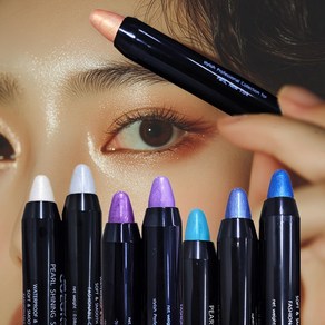 1+1 13컬러 스틱 펄 샤이닝 아이섀도우 펜슬, 1개, 03펄블루   05펄핑크