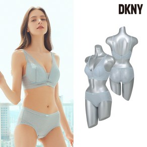 [DKNY] 어반 부티크 콜렉션 여성 브라팬티 2종 파우더블루