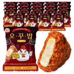 오꾸밥 불닭치즈 주먹밥, 20개, 100g