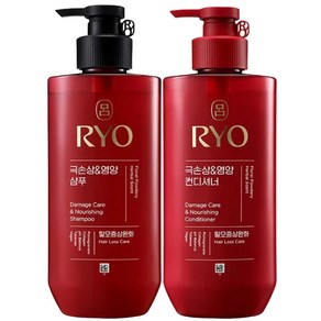 려 NEW 함빛 극손상 & 영양케어 480ml 샴푸 + 컨디셔너 동백오일함유, 1세트