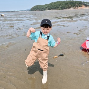 어린이 유아 해루질 갯벌 체험 가슴장화