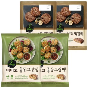 비비고 도톰동그랑땡 560g 2개 남도떡갈비 450g 2개, 1세트