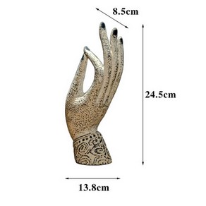 손모양 부처님 인테리어 조각상 손 불교 절 장식품