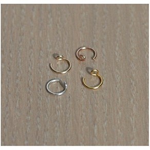 조앤정쥬얼리 Fake Nose Ring 가짜 코피어싱 논피어싱 노즈링 노즈후프 코찌 훼이크 페이크 14k 925실버 가짜피어싱 코 후프