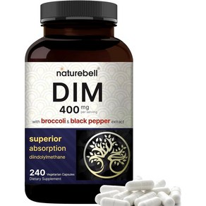 네이처벨 DIM 딤 400mg 디인돌릴메탄 240개