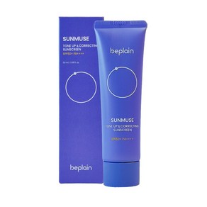 비플레인 선뮤즈 톤업 앤 코렉팅 선크림 50ml(SPF50+), 50ml, 1개