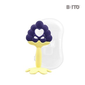 비비또 실리콘 치아발육기 1P, 치아발육기 포도1P, 1개