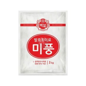 CJ 백설 미풍 발효조미료, 3kg, 1개